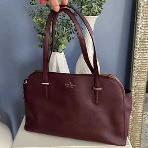 Kate Spade Maroon Work Bag